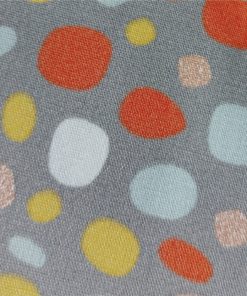 Glitter spots grey poplin cotton fabric at More Sewing