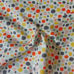 Glitter spots poplin white | More Sewing