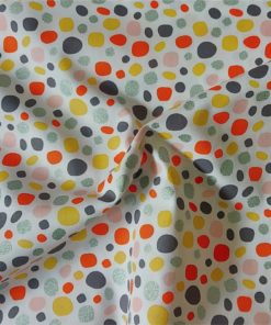 Glitter spots poplin white | More Sewing
