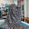 Blue Jacquard Floral Dress Material at More Sewing