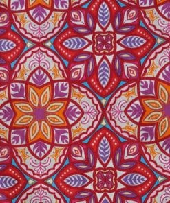 Bright Tile Cotton Fabric | More Sewing