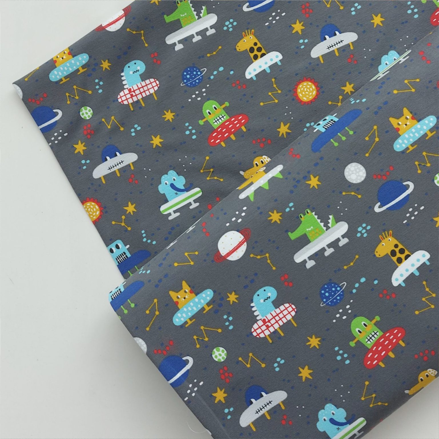 Aliens Cotton Jersey | More Sewing