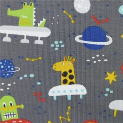 Aliens cotton jersey at More Sewing