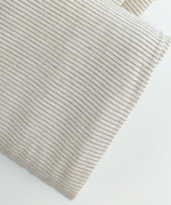 Linen lurex stripe fabric | More Sewing