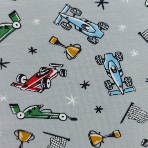 Racing Cars Cotton Jersey Fabric at More Sewing