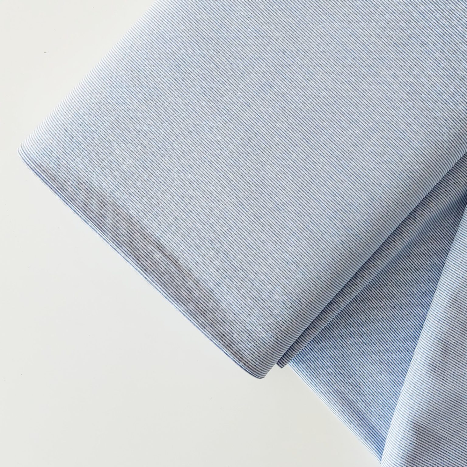 Blue Stripe Cotton Shirting | More Sewing