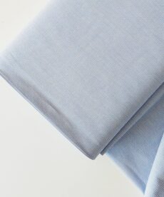 Blue Stripe Cotton Shirting | More Sewing