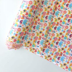 Animal mish mash cotton poplin fabric | More Sewing