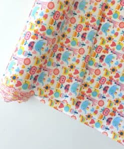 Animal mish mash cotton poplin fabric | More Sewing