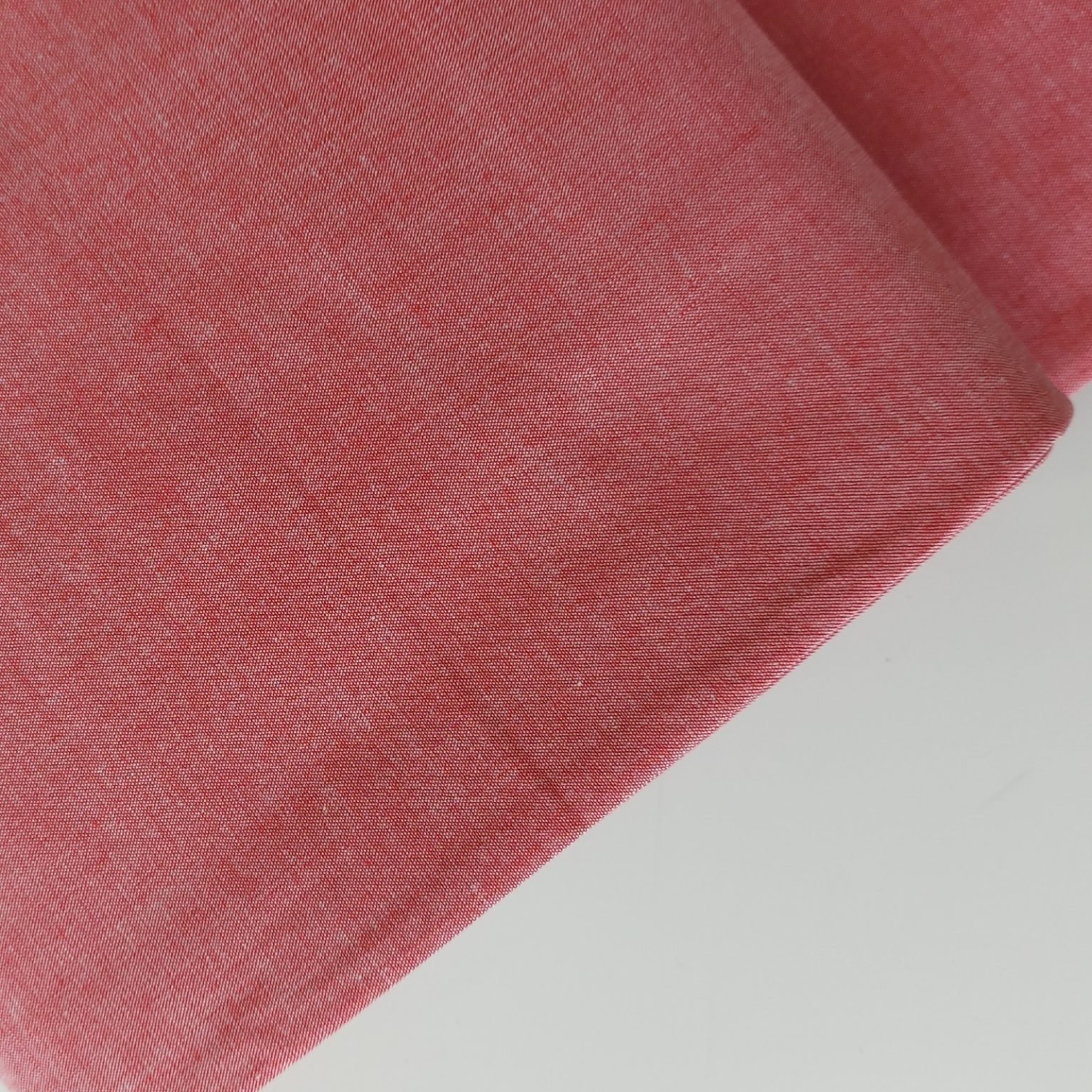 Red Cotton Chambray fabric | More Sewing