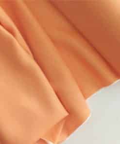Viscose Chambray Fabric, Tangerine | More Sewing