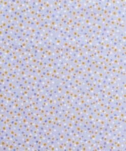 Cotton Poplin Fabric – Small Dots – Blue – 145cm Wide