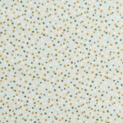 Cotton Poplin Fabric - Small Dots - Green - 145cm Wide