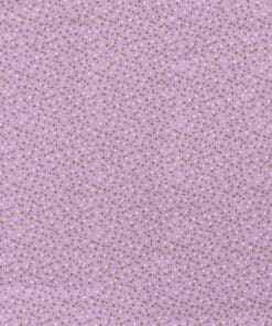 Cotton Poplin Fabric - Dots & Spots On Lilac - 145cm Wide 5