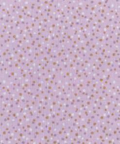Cotton Poplin Fabric - Dots & Spots On Lilac - 145cm Wide 4