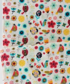 folk birds cotton fabric | More Sewing
