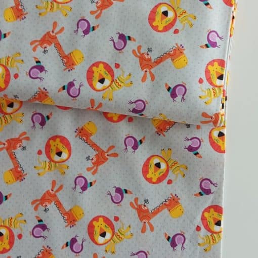 rumble lions cotton fabric | More Sewing
