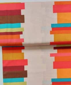 block stripe cotton fabric | More Sewing