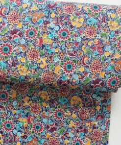 Orient Flowers cotton fabric | More Sewing