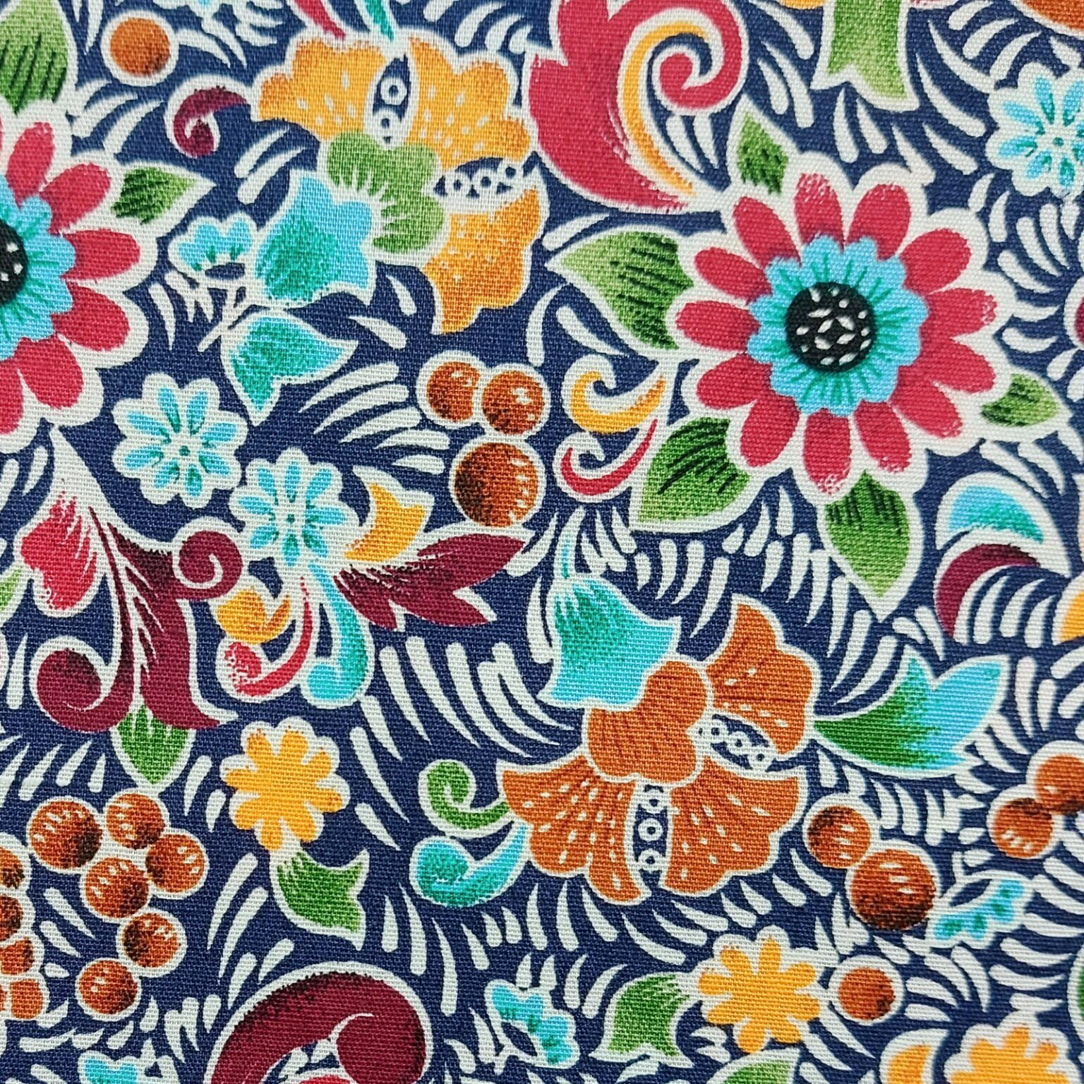 floral cotton fabric for sale at More Sewing