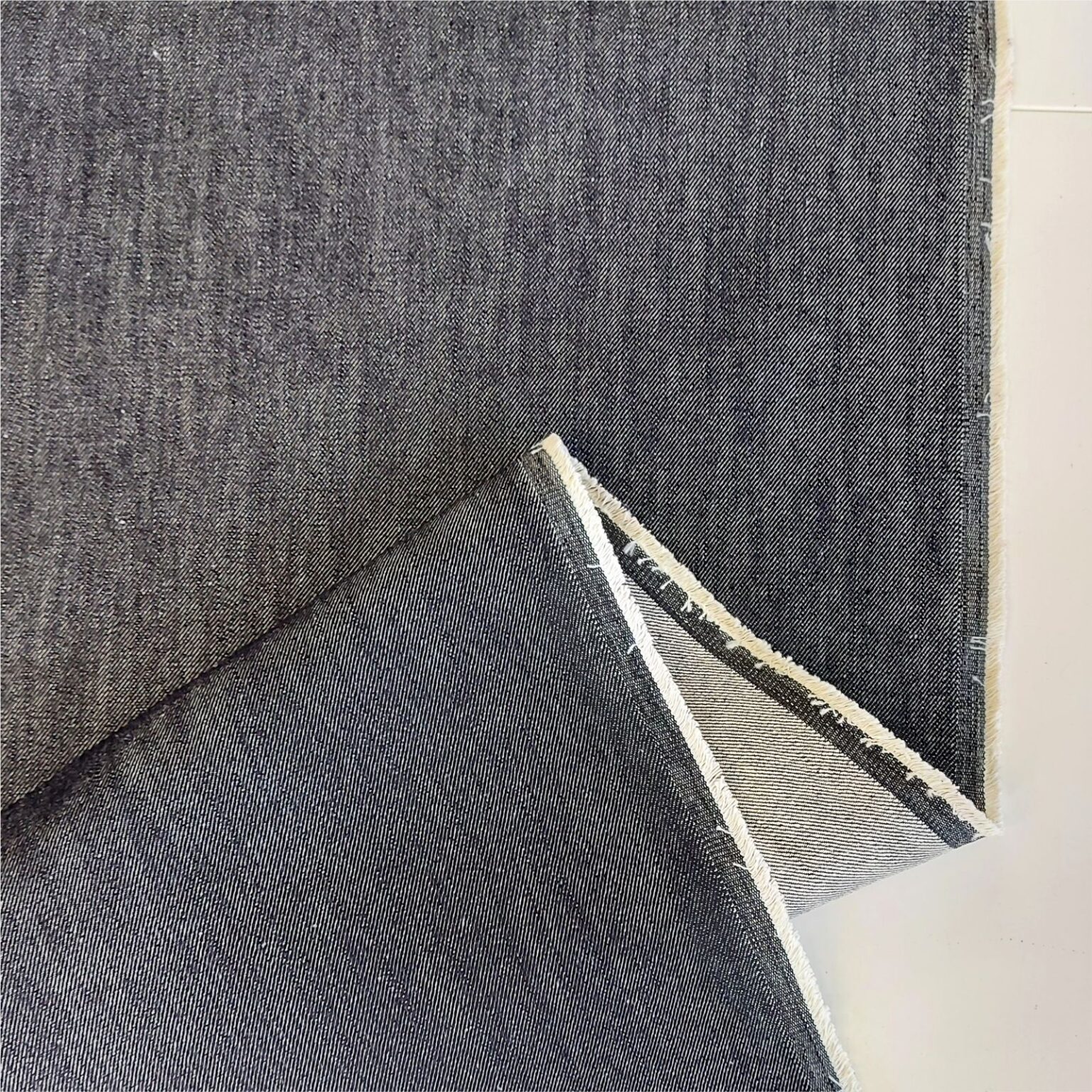 blue black cotton denim fabric | More Sewing