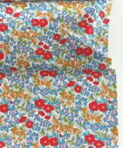 Pretty Floral Pima Cotton Lawn Fabric | More Sewing