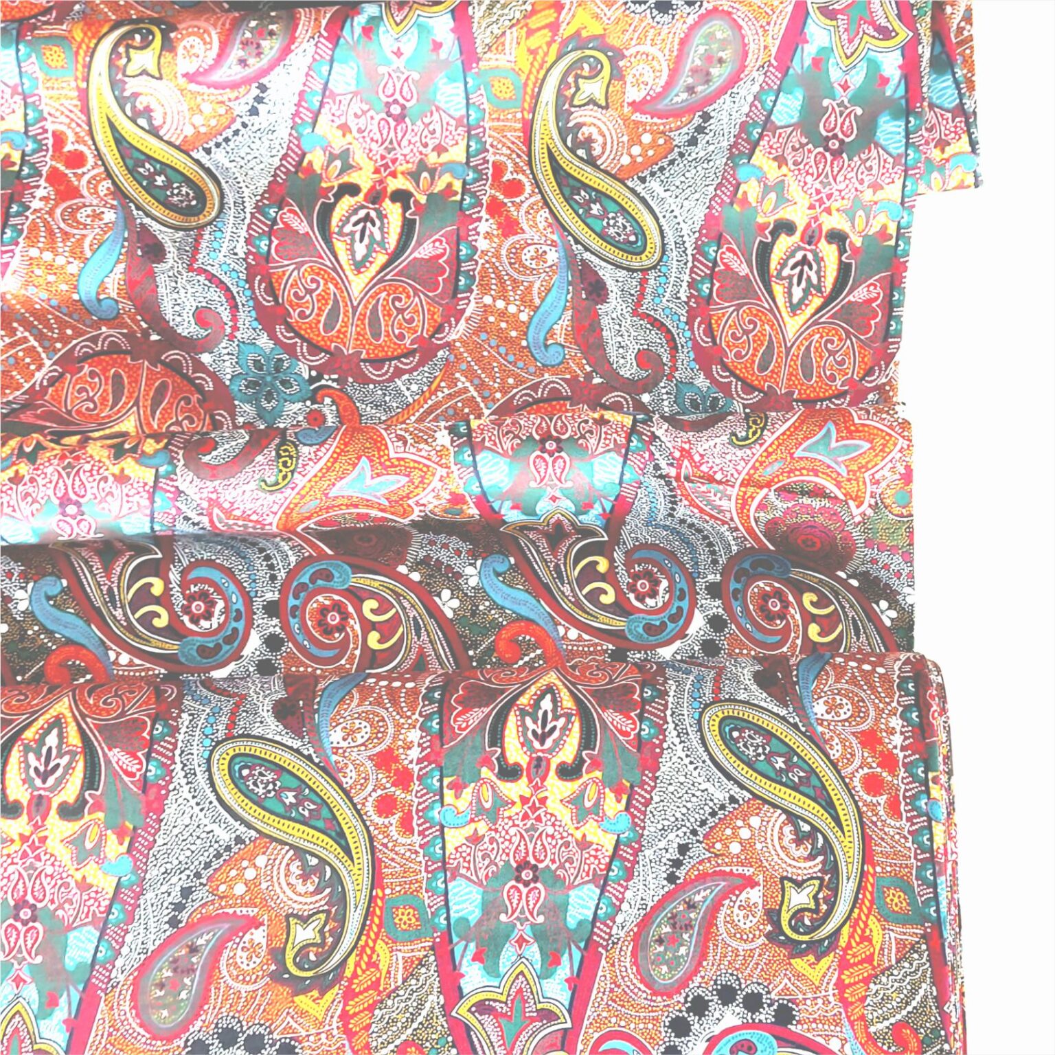 paisley cotton sateen fabric | More Sewing