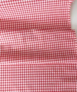 cotton gingham red fabric | More Sewing