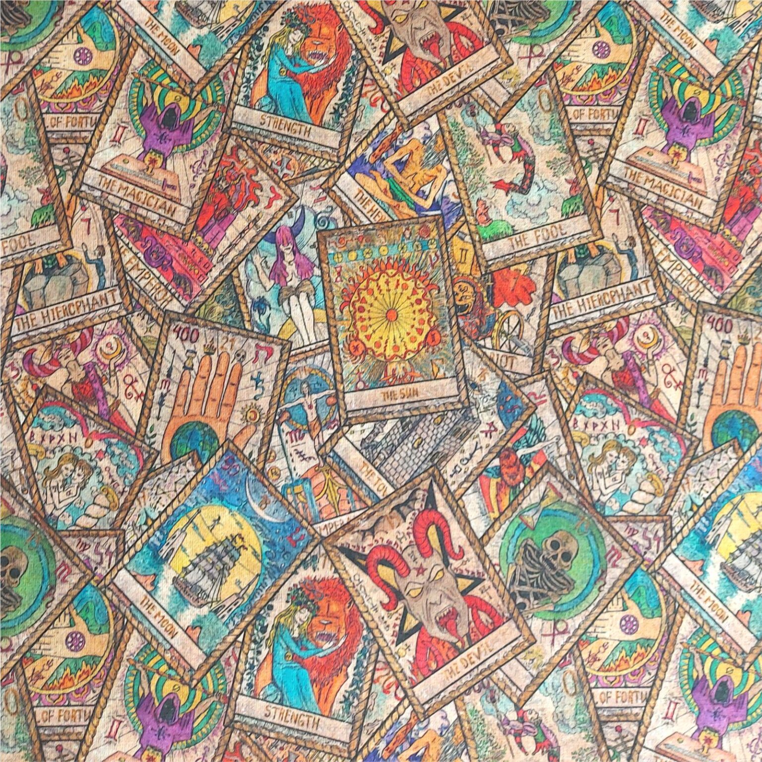 Buy Tarot Card cotton fabric at More Sewing