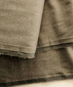 Mushroom Brown Marl Wool Suiting Fabric - 150cm Wide for Suits & Jackets