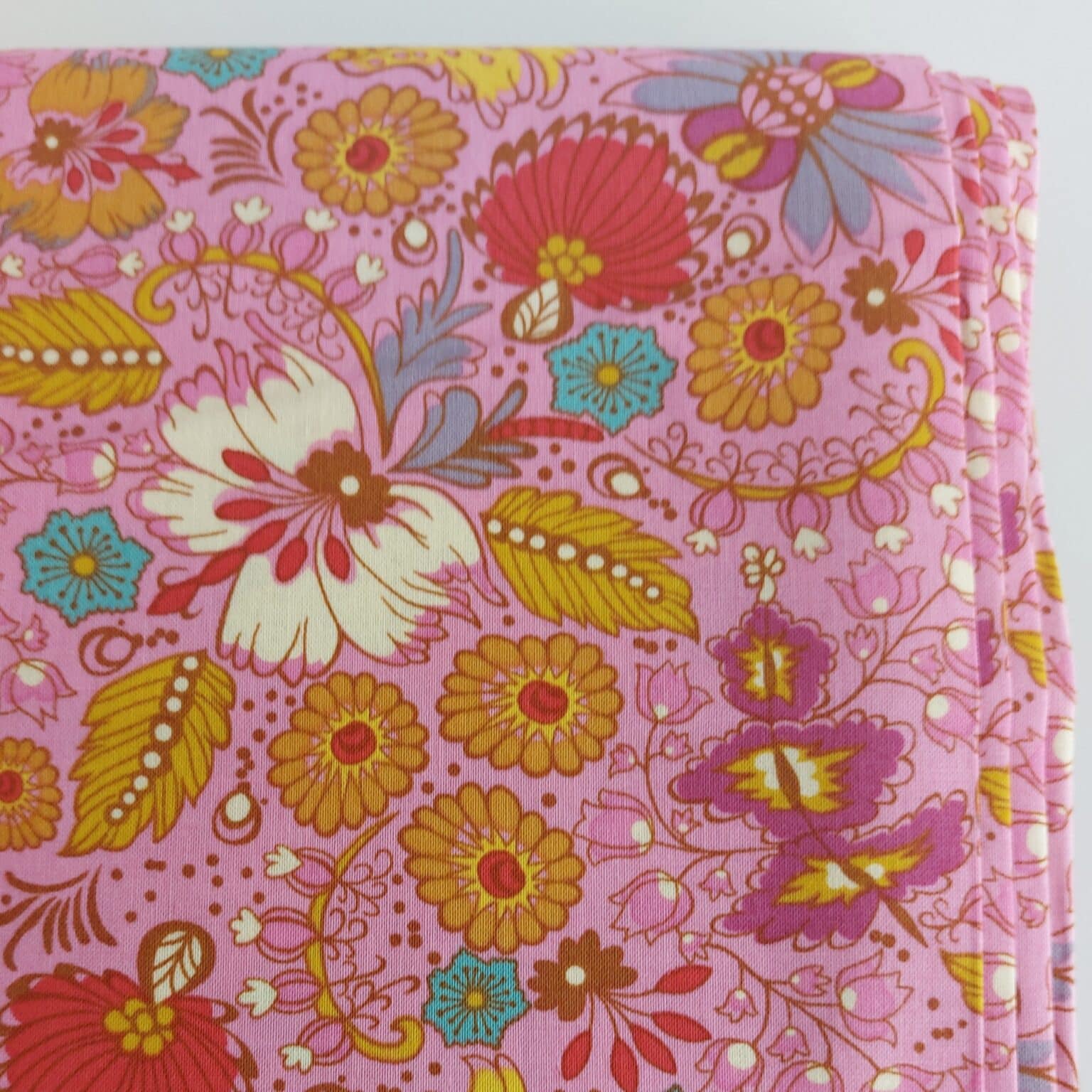 Folky Floral Cotton Fabric | More Sewing