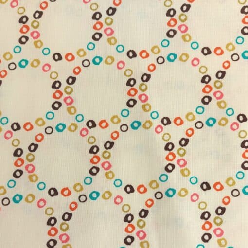 Nod to Mod Circles Cotton Fabric | More Sewing