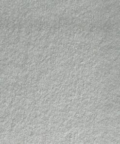 Silver Grey Plain Boiled Wool Mix Fabric | More Sewing