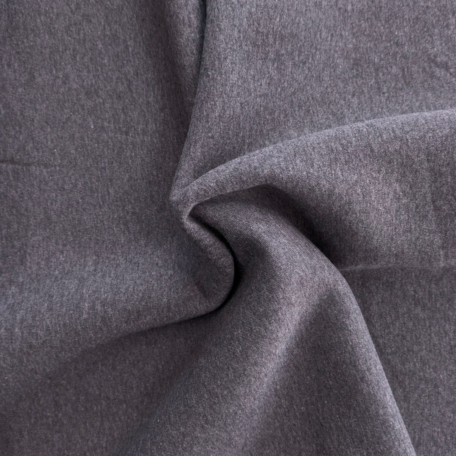 Cotton Sweatshirt Jersey Fabric - Grey - 150cm Wide