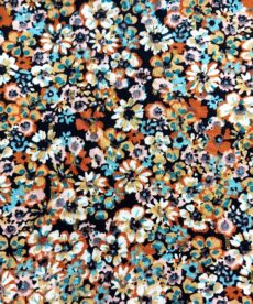 lurex viscose floral fabric | More Sewing
