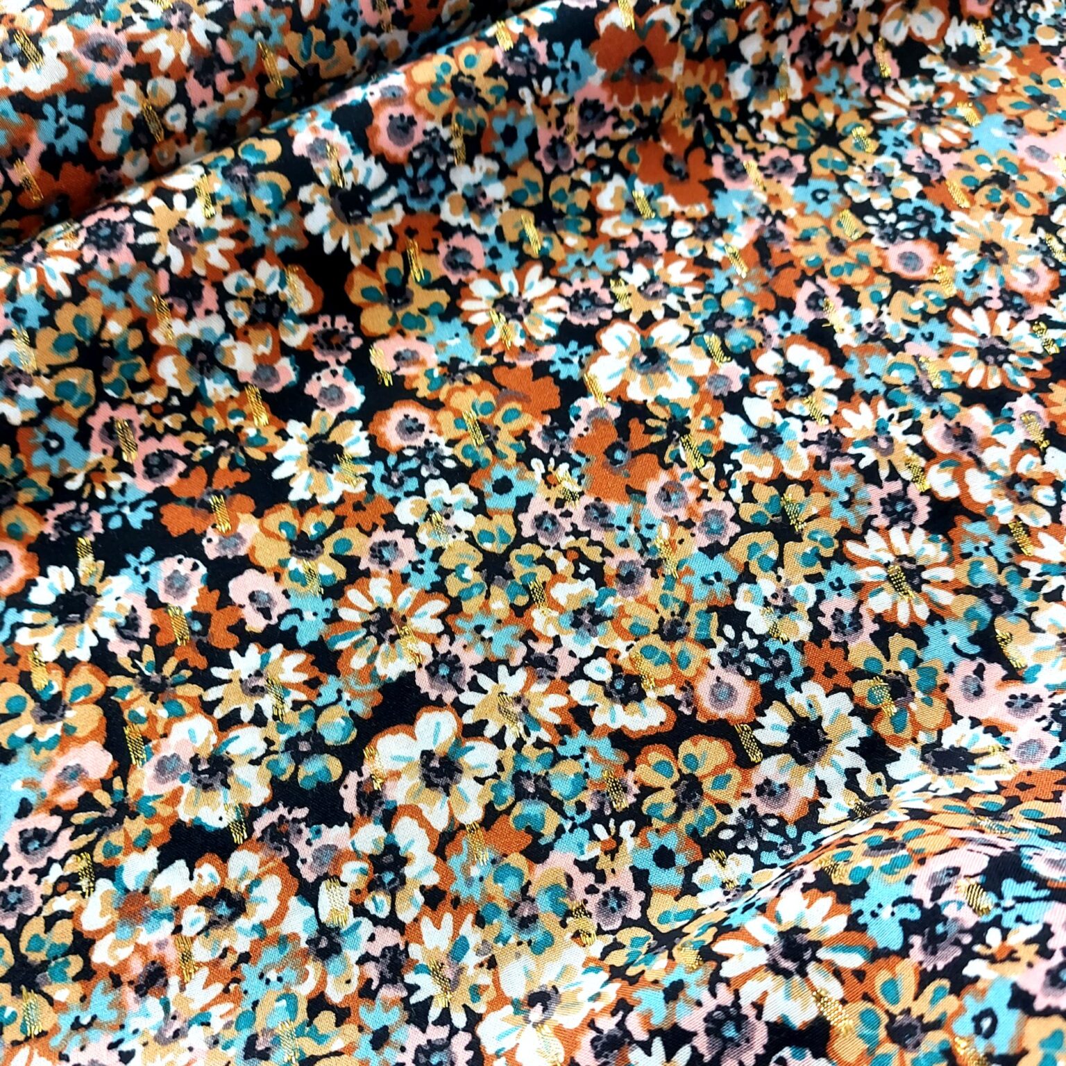 Buy viscose floral dressmaking fabric at More Sewing