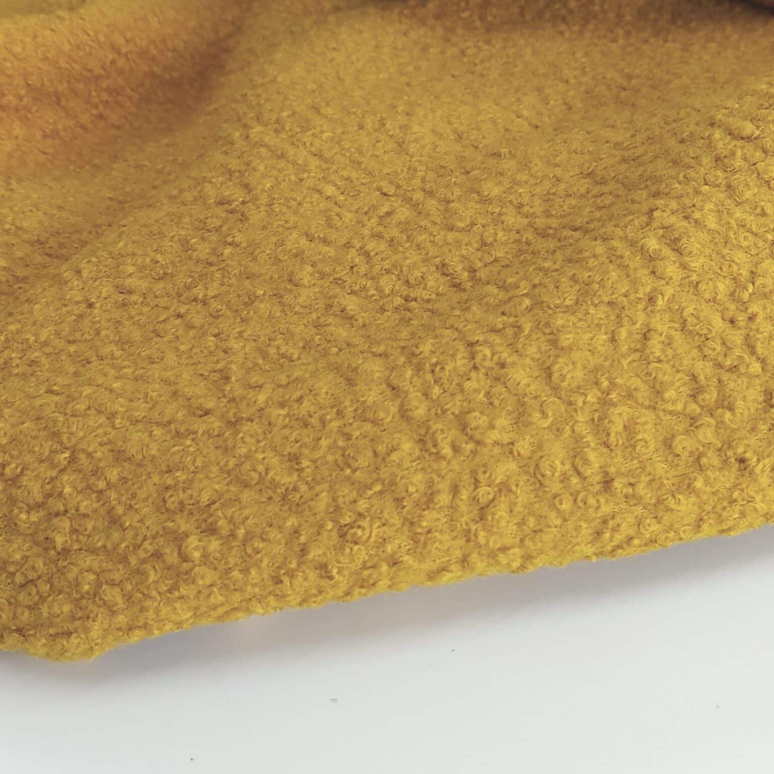 Mustard Boucle Fabric | More Sewing