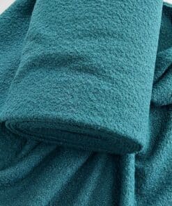 Teal Boucle Fabric | More Sewing