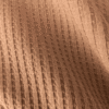 Cotton Jersey Fabric Waffle Weave Camel Brown 140cm Wide