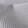 Cotton Jersey Fabric Waffle Weave Grey 140cm Wide