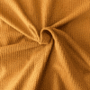 Cotton Jersey Fabric Waffle Weave Mustard Yellow 140cm Wide
