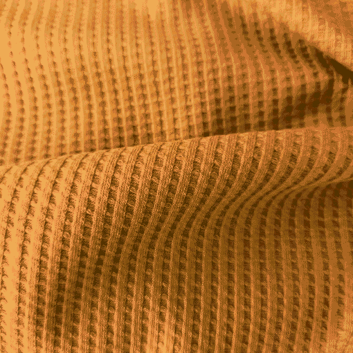 Cotton Jersey Fabric Waffle Weave Mustard Yellow 140cm Wide