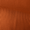 Cotton Jersey Fabric Waffle Weave Rust Brown 140cm Wide