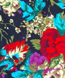 buy floral corduroy fabric for dressmaking at More Sewing