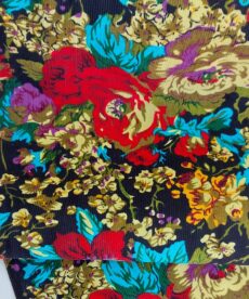 Needlecord Large Contrast Rose Cotton Corduroy | More Sewing