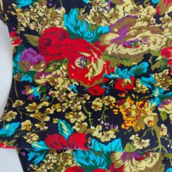 Needlecord Large Contrast Rose Cotton Corduroy | More Sewing