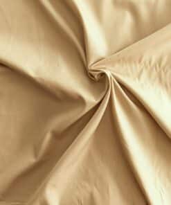 Beige plain cotton poplin fabric | More Sewing