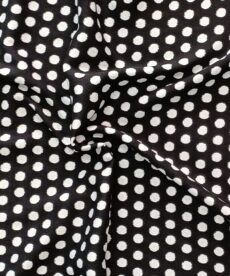 Black viscose challis fabric | More Sewing
