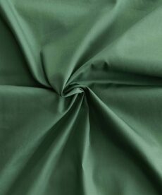 bottle green plain cotton poplin fabric | More Sewing