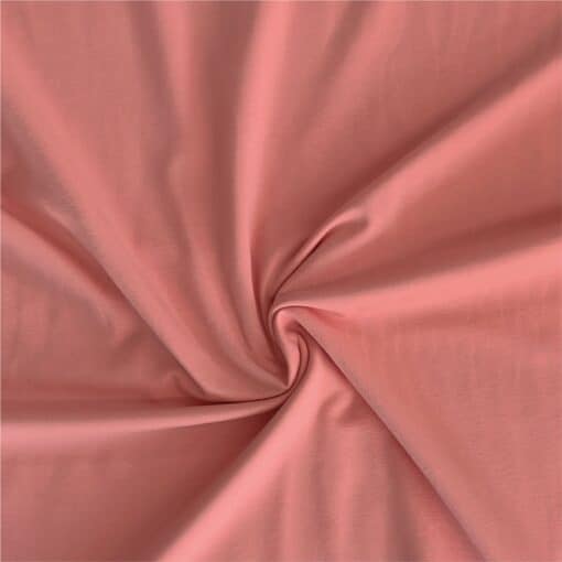 coral plain cotton jersey fabric | More Sewing